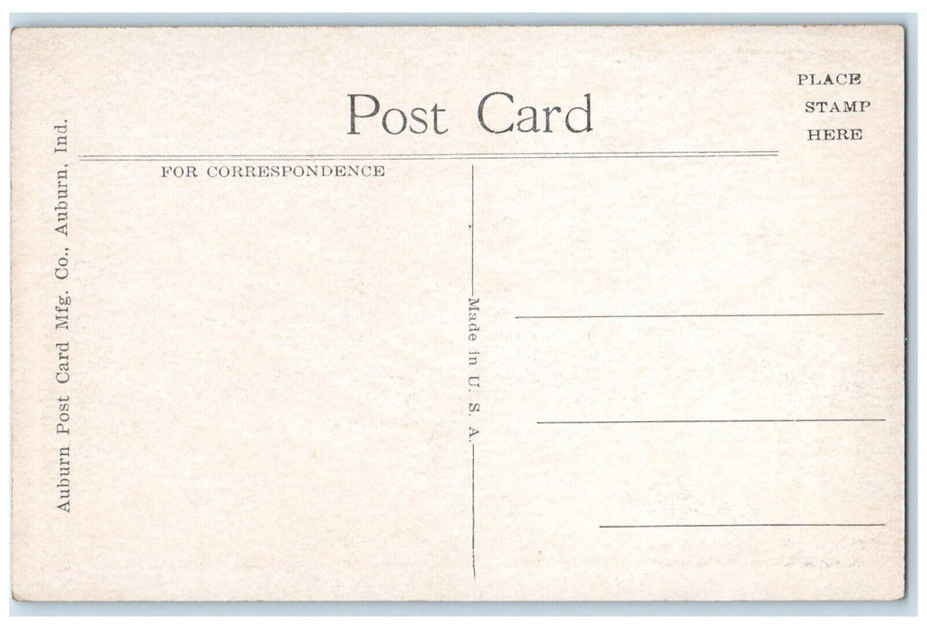 c1910 Peaks Solitude Trail Mountain Field Rocks Buffalo Wyoming Vintage Postcard