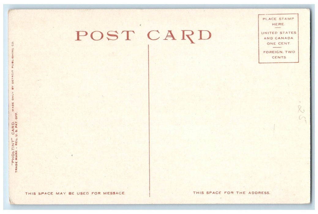 c1910 L&N Train Along Gulf Shore Locomotive Cargo Train Railroad River Postcard