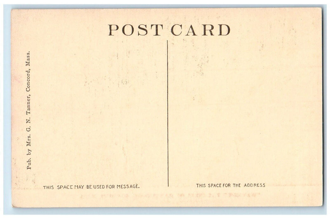 c1910 Wayside Home Hawthorne Exterior Building Concord Massachusetts MA Postcard