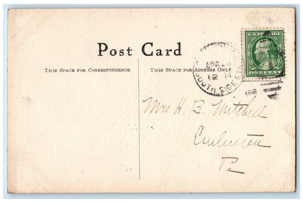 1910 Pretty Woman Drawing Sketch Our Daily Bread Posted Antique Postcard