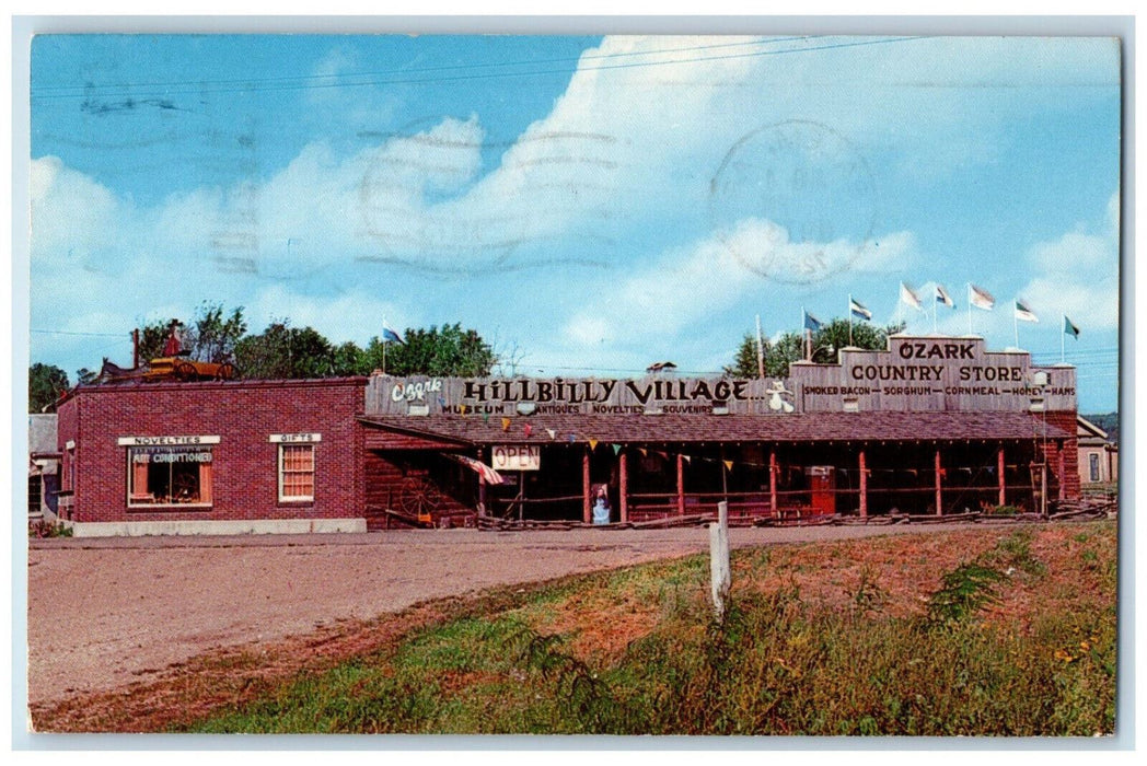 1973 Ozark Hillbilly Village Country Store Cabool Missouri MO Vintage Postcard