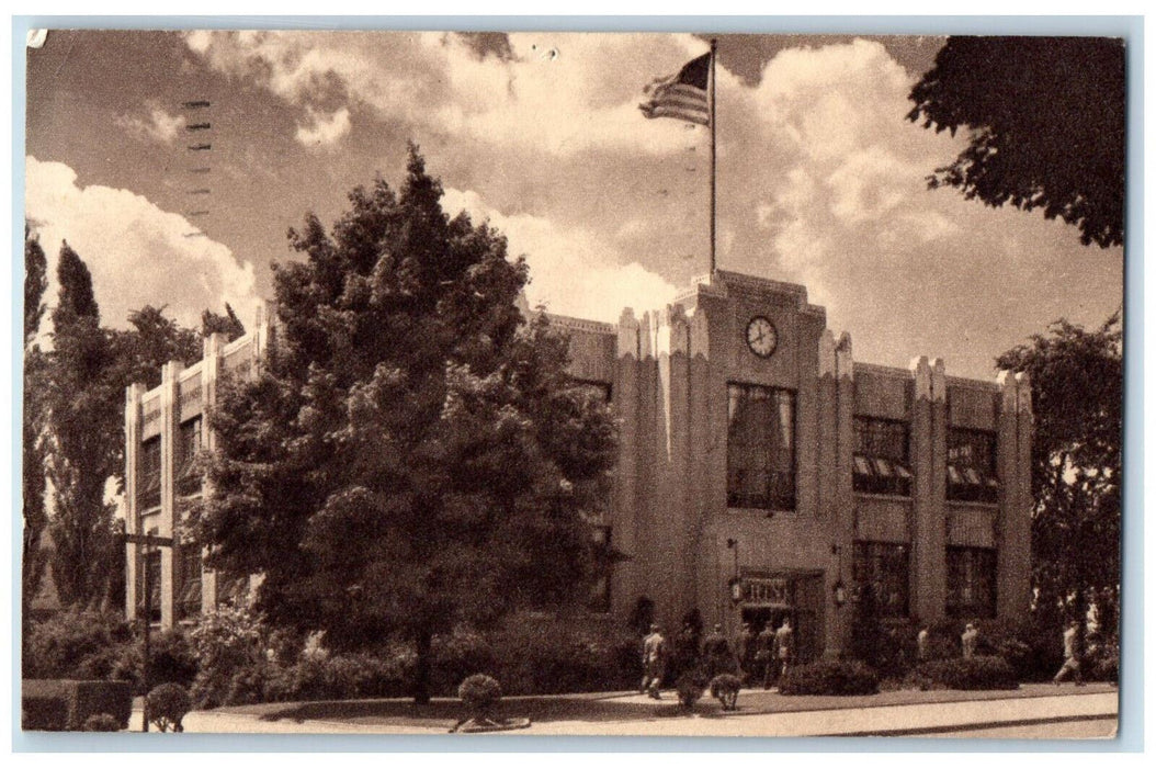 1960 The IBM School Building In Endicott Johnson City New York NY Postcard