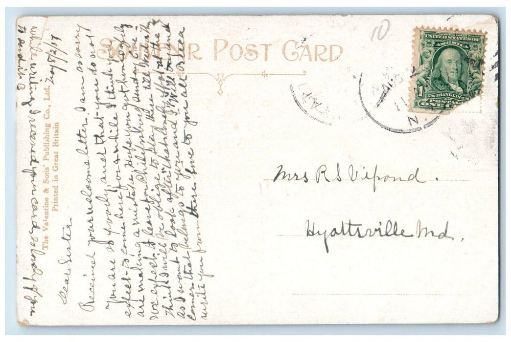 1902 Hudson River Fulson Bridge Riparius Adirondacks New York Souvenir Postcard