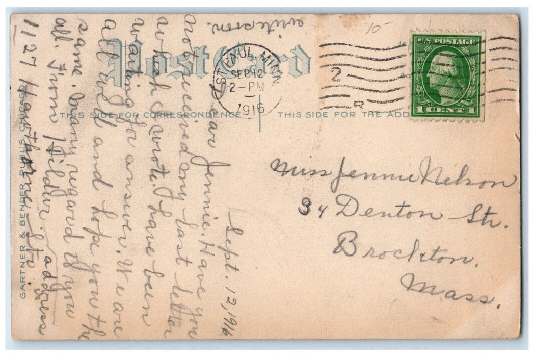 1916 Kewpies Talking Telephone St. Paul Minnesota MN Posted Antique Postcard