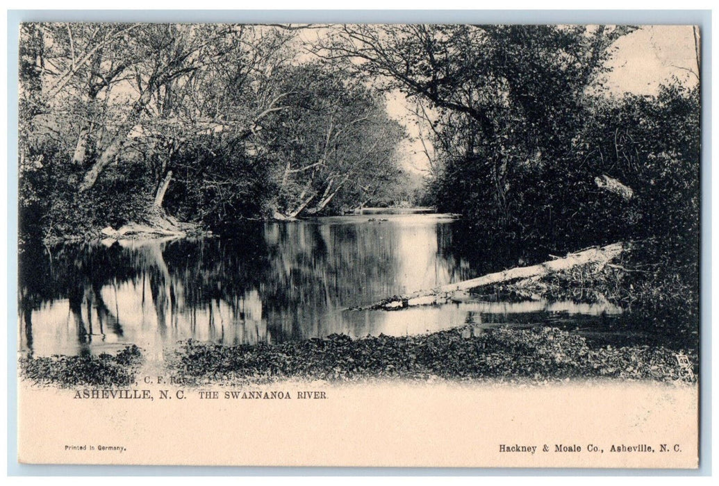 c1905 The Swannanoa River Asheville North Carolina NC Tuck's Antique Postcard