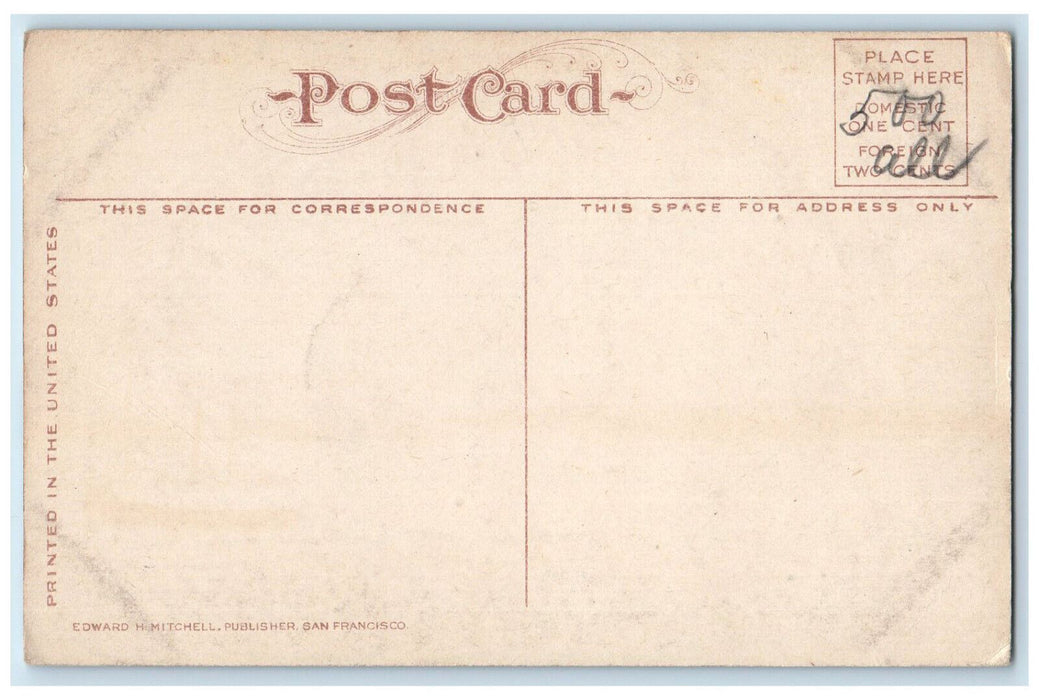 View Of The Olympic Mountains Puget Sound Ship Seattle Washington WA Postcard