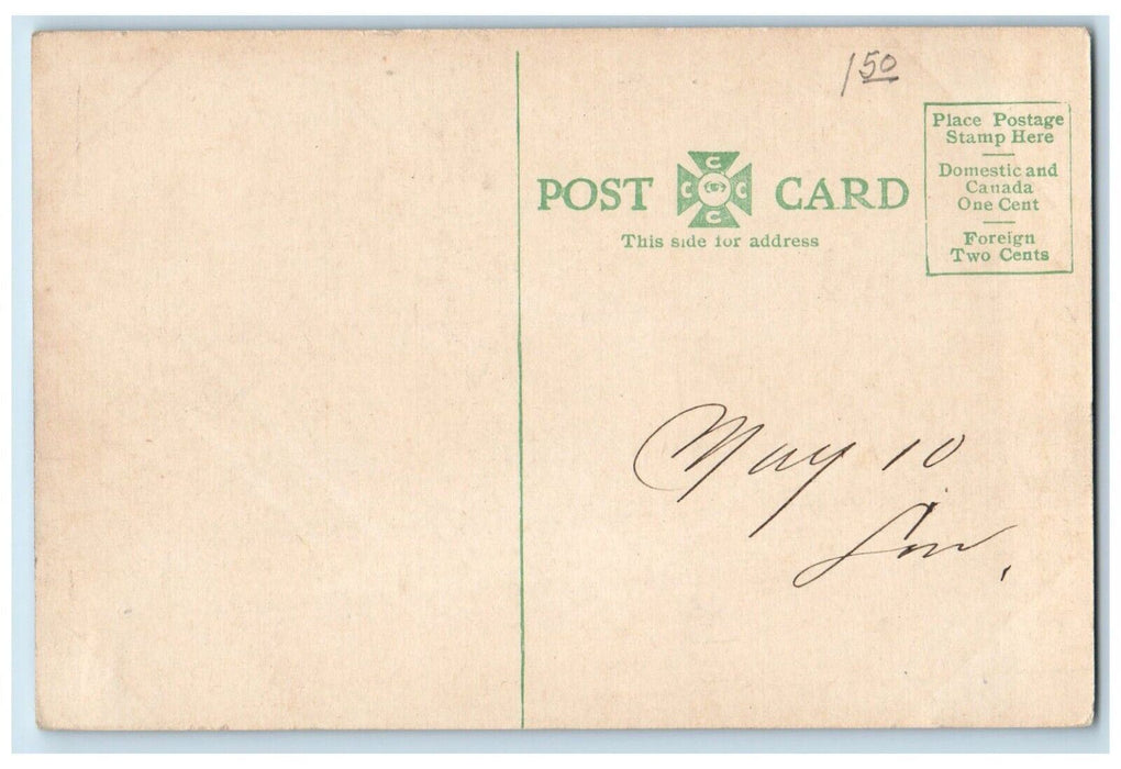 c1907 Broadway Euclid Avenue Exterior Building Houses Road Gary Indiana Postcard