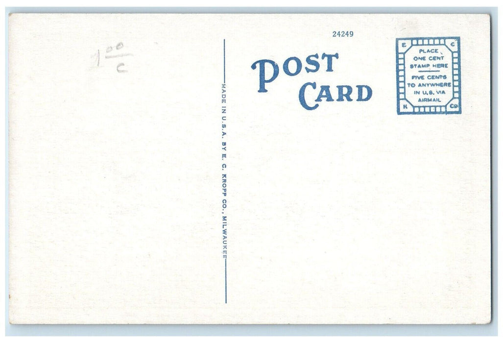 c1920 Chapel Indiana Masonic Home Interior Chapel Franklin Indiana IN Postcard
