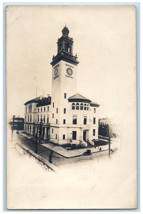 c1905 Post Office Jacksonville Florida FL RPPC Photo Unposted Postcard