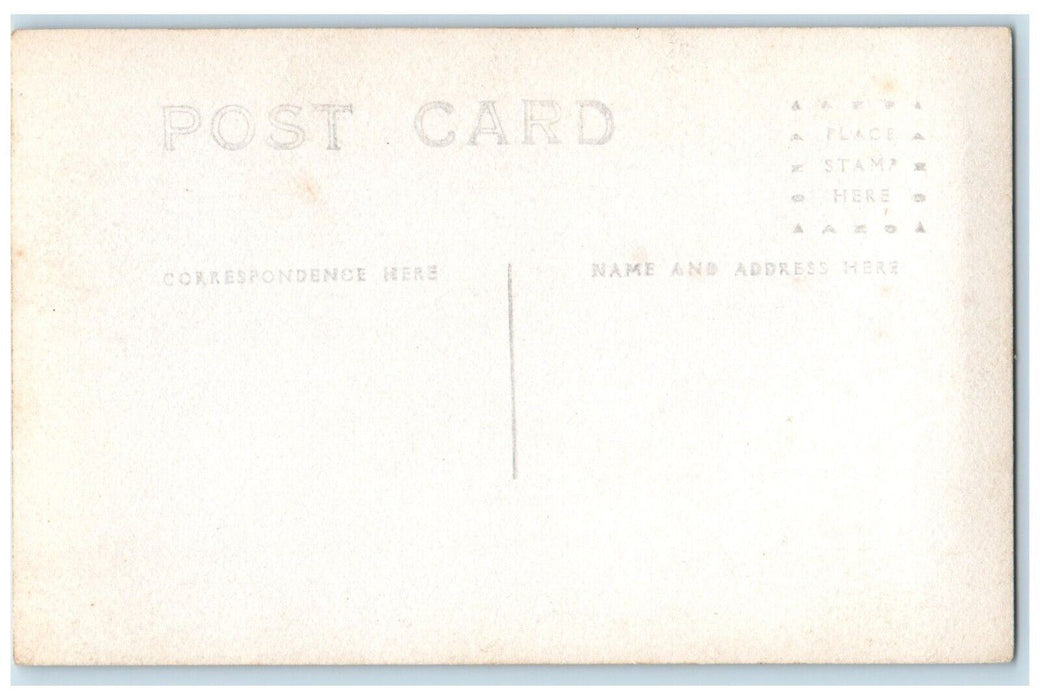 c1910's Candid Residence Watering Can Council Bluffs Iowa IA RPPC Photo Postcard