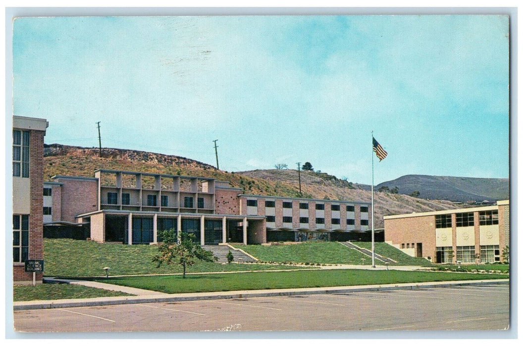 1966 View Of Campus Marymount College Palos Verdes Estates CA Vintage Postcard