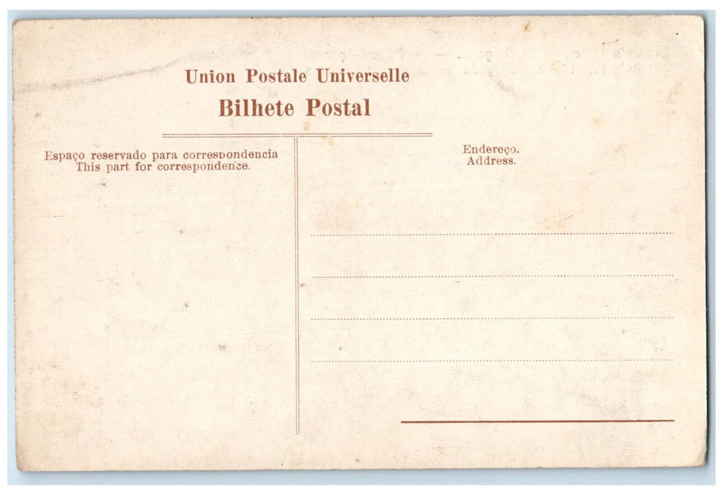 c1910 Brown's Hotel Ponta Delgada S. Miguel-Azores Portugal Unposted Postcard