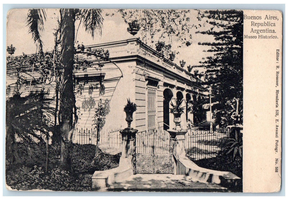 c1905 Buenos Aires Republica Argentina Museo St. Louis Exposition Postcard