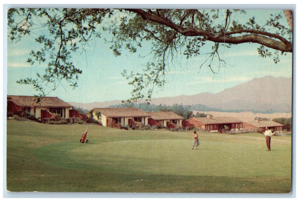 Scenic View Of Ojai Valley Inn Motel Golf Course Scene California CA Postcard