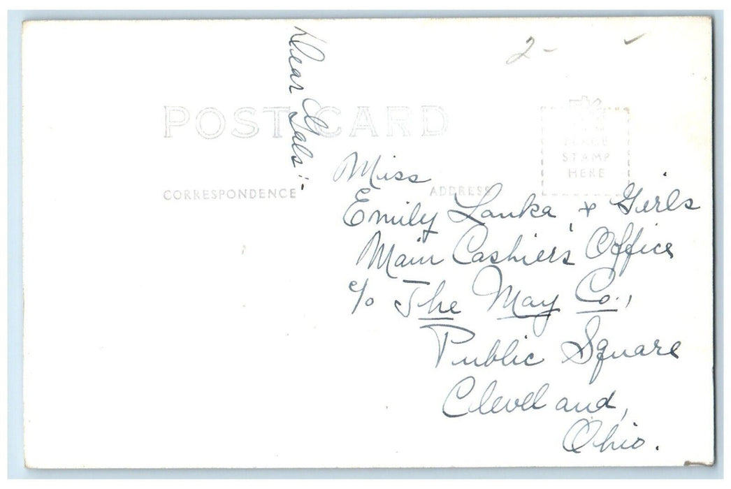 c1940's Lawrence College Library Appleton Wisconsin WI RPPC Photo Postcard