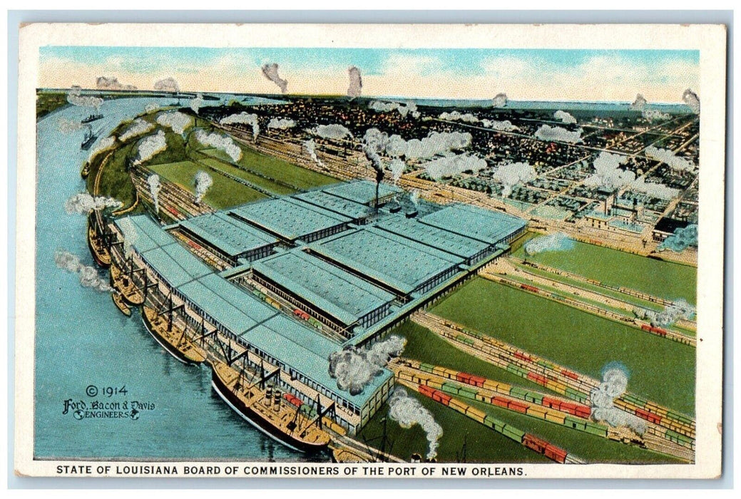 State Of Louisiana Board Commissioners Of The Port Of New Orleans Postcard