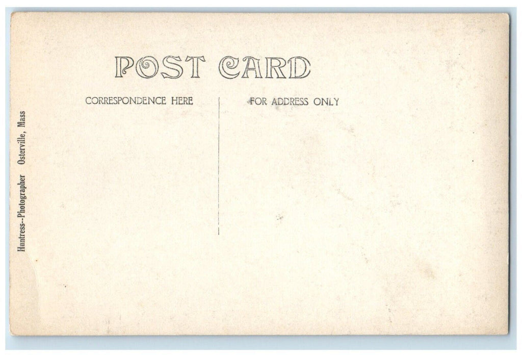 c1910's Sand Dune View Huntress Osterville Massachusetts MA RPPC Photo Postcard