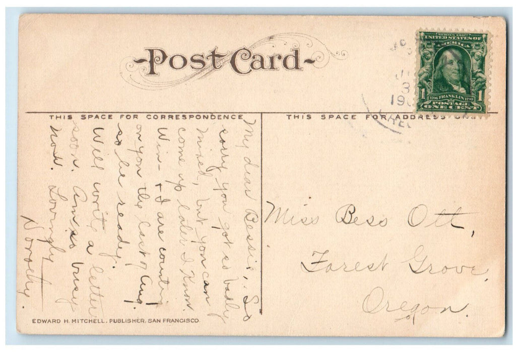 Dollarhide Trestle Siskiyou Grade Shasta Route S.P.R.R. Oregon OR Postcard