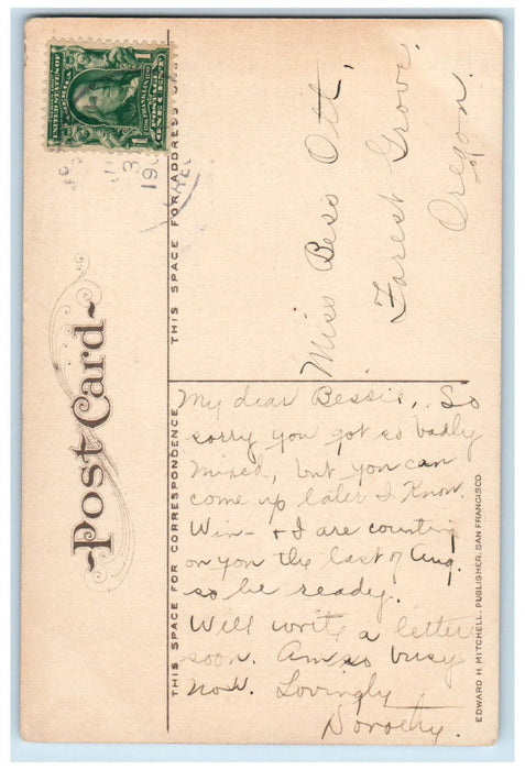 Dollarhide Trestle Siskiyou Grade Shasta Route S.P.R.R. Oregon OR Postcard