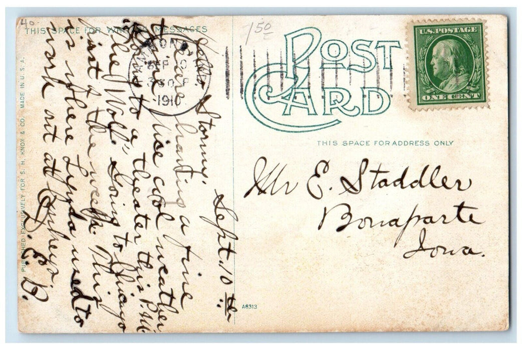 1910 View Of The WB Conkey Company Hammond Indiana IN Posted Antique Postcard