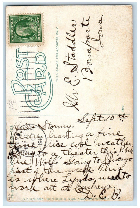 1910 View Of The WB Conkey Company Hammond Indiana IN Posted Antique Postcard