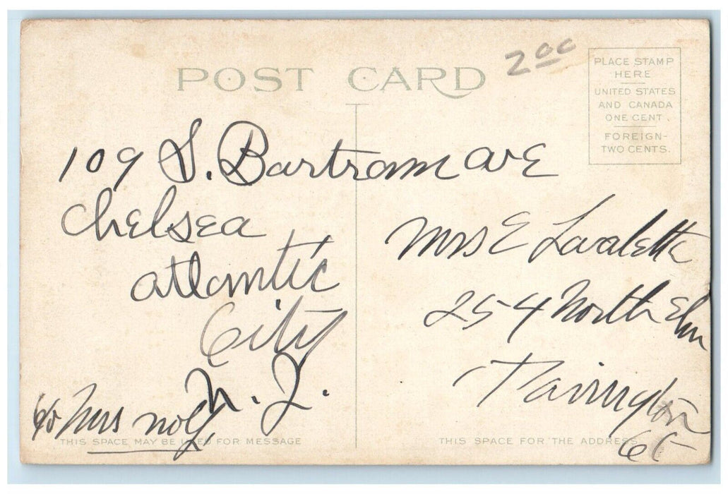 c1910 Sacred Heart Church and Marist College Atlanta Georgia GA Postcard