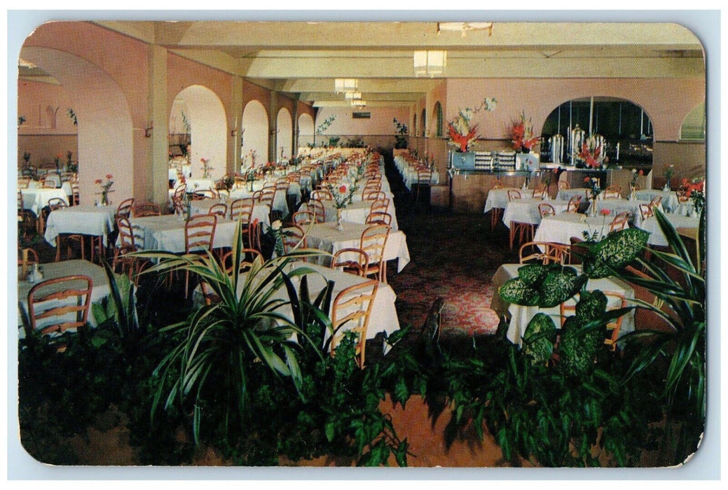 c1960 Ontra Cafeterias Vermont Interior South Vermin Hotel Los Angeles Postcard