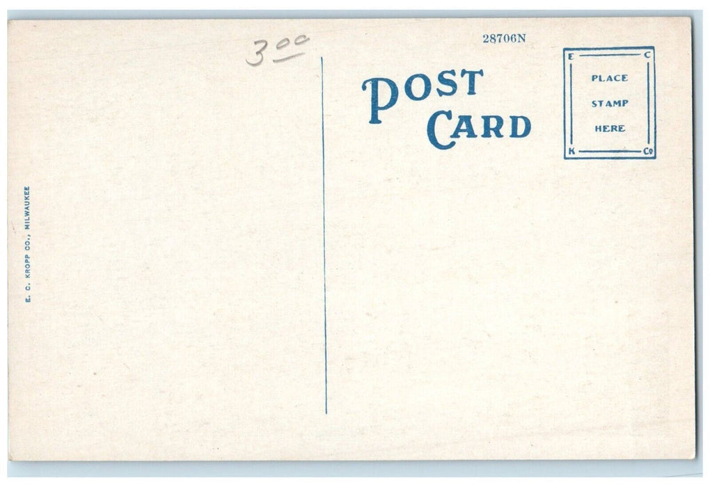 c1930's Terminal Station Atlanta Georgia GA Antique Unposted Postcard