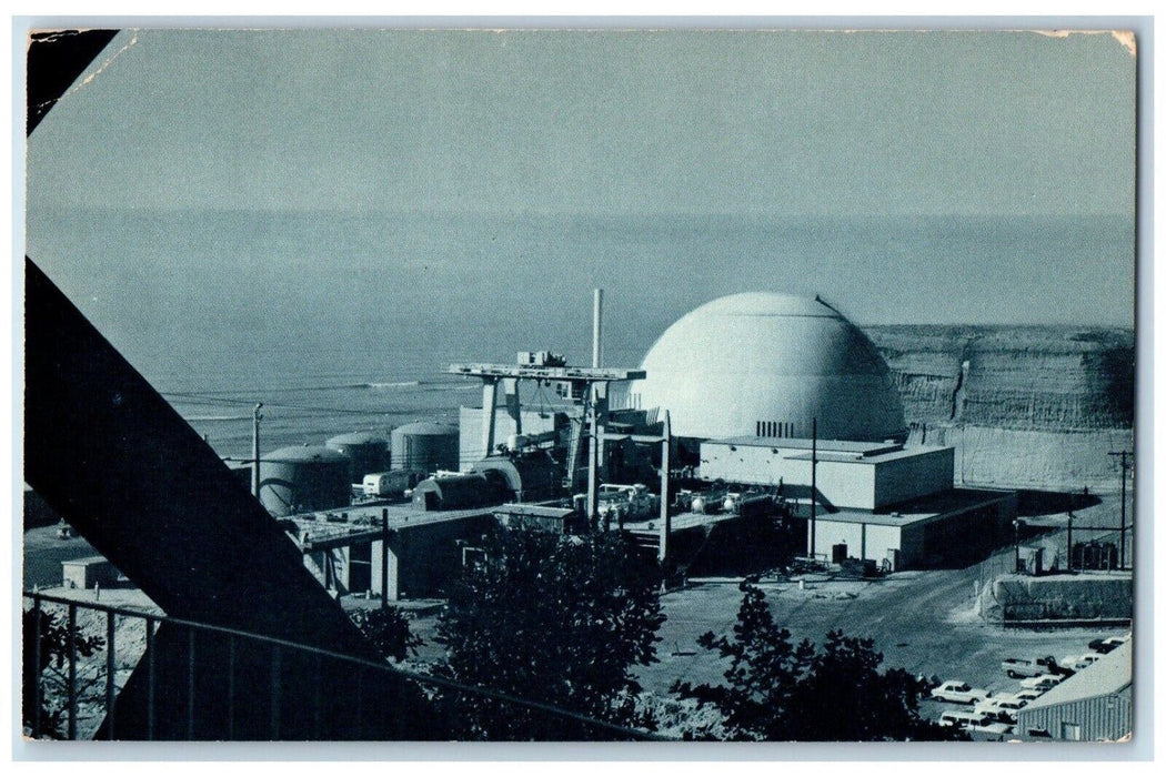 c1950 San Onofre Nuclear Generating Station Pacific Coast San Clemente Postcard