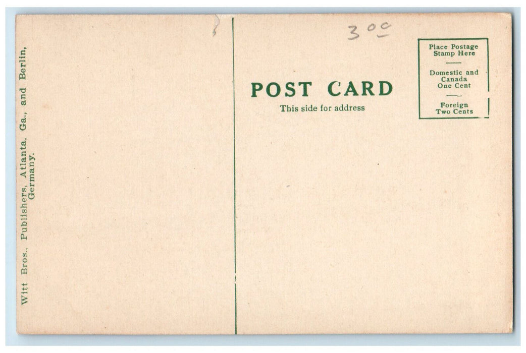 1911 Empire Life Building Atlanta Georgia GA Unposted Antique Postcard