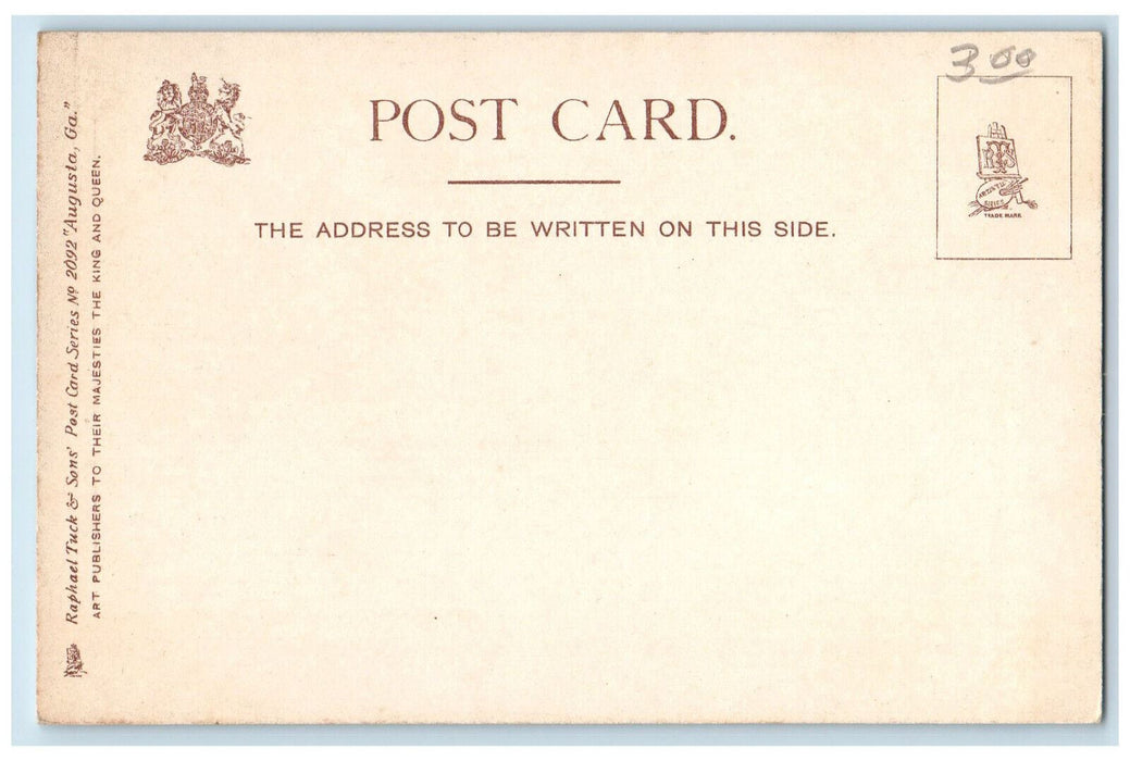 c1905 Lake View Park Augusta Georgia GA Antique Unposted Tuck Art Postcard