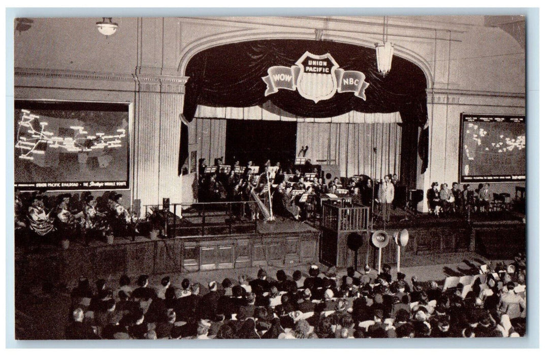 Union Pacific Railroad Radio Show Your America Omaha Nebraska NE Postcard