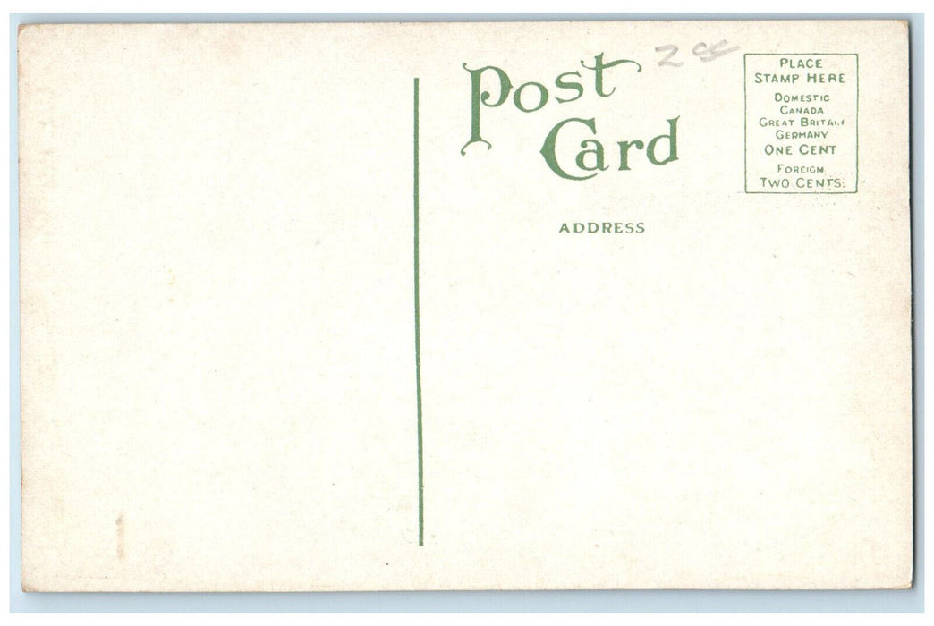 c1910 U.S. Post Office Birmingham Alabama AL Antique Unposted Postcard