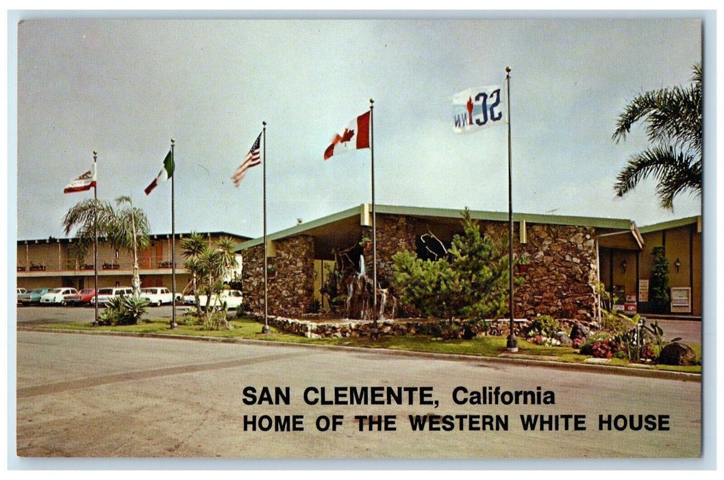 c1960 Home Western White House Inn Resort Hotel San Clemente California Postcard