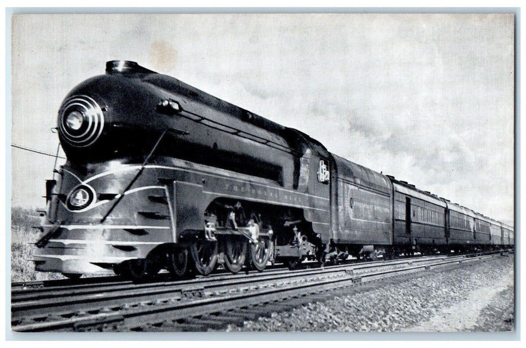 c1940 Baltimore Ohio Locomotive Royal Blue Washington Ohio Railway OH Postcard