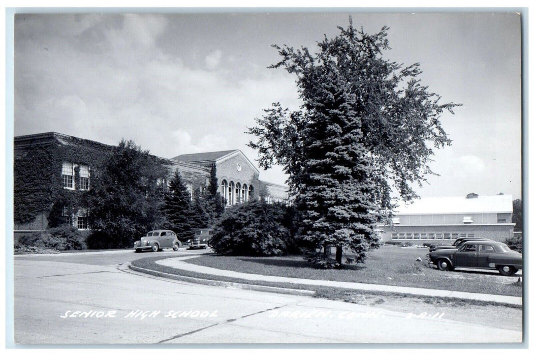 c1950's Senior High School Darien Connecticut CT RPPC Photo Unposted Postcard