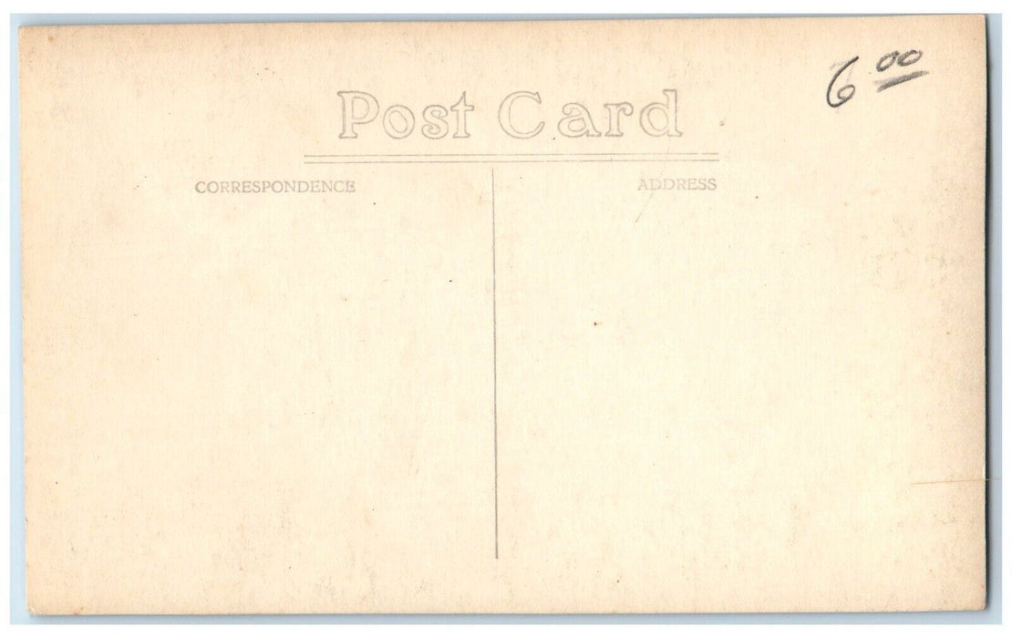 c1910's Indian Rock Camps Howard Lake Boat Hanover Maine ME RPPC Photo Postcard