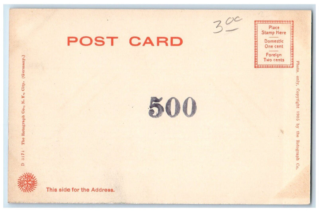 c1905 View Along Beach Boat Exterior Sand Crescent Beach Connecticut CT Postcard