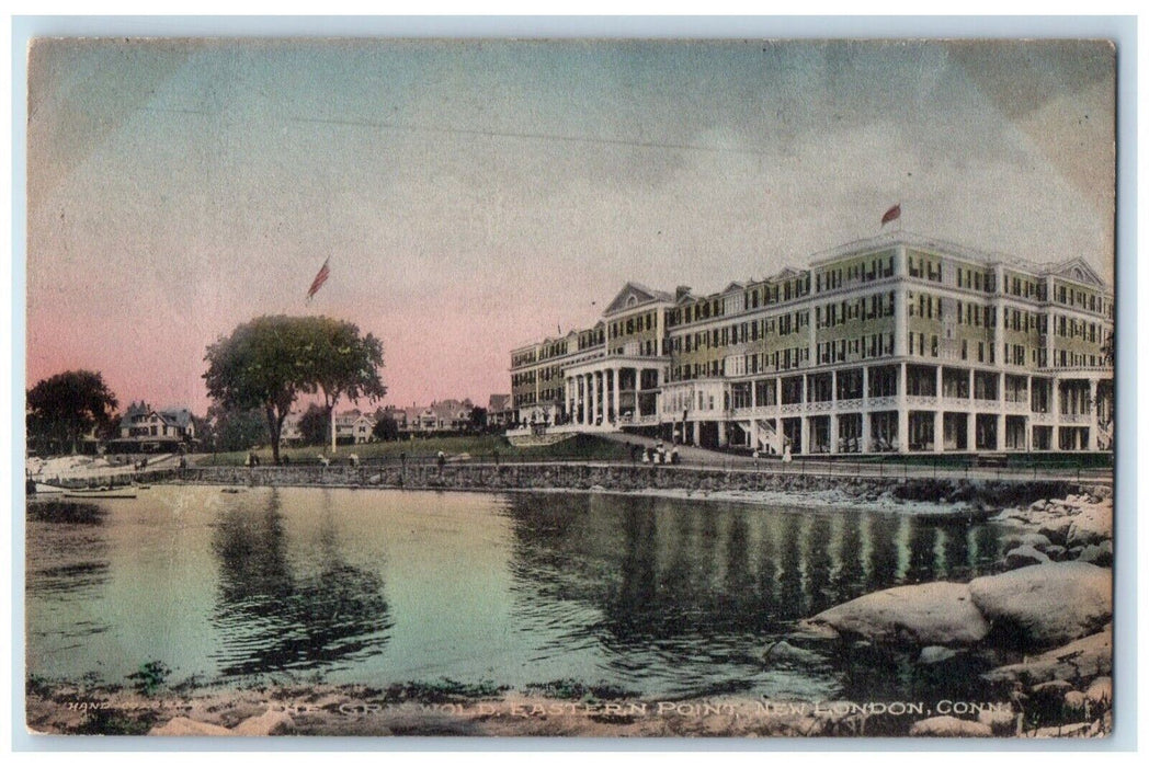 1910 Griswold Eastern Point Exterior Building New London Connecticut CT Postcard