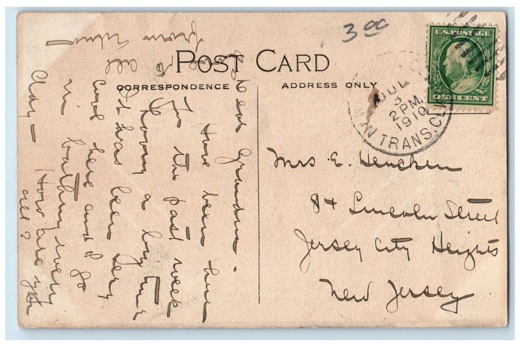 1910 Griswold Eastern Point Exterior Building New London Connecticut CT Postcard
