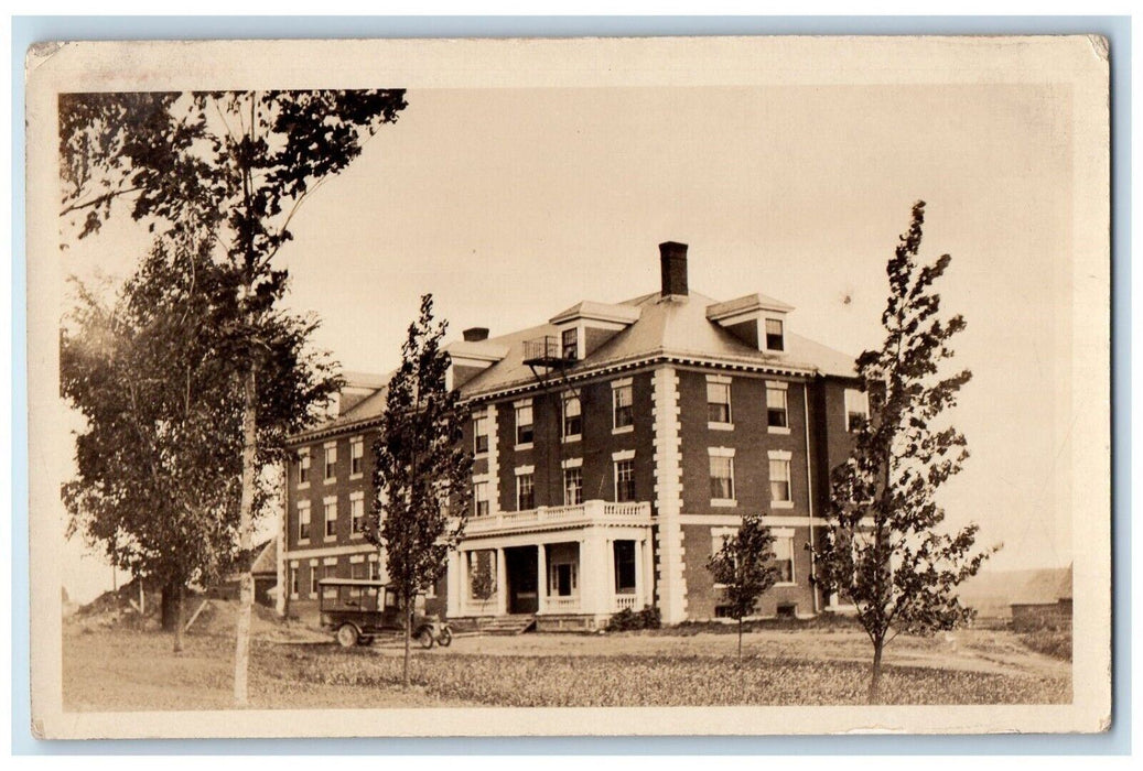 c1920's Normal School Dormatory Presque Isle Maine ME RPPC Photo Postcard