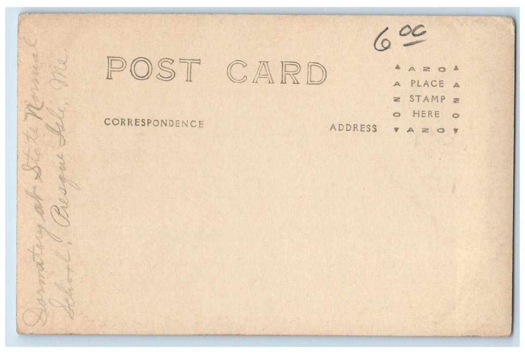 c1920's Normal School Dormatory Presque Isle Maine ME RPPC Photo Postcard