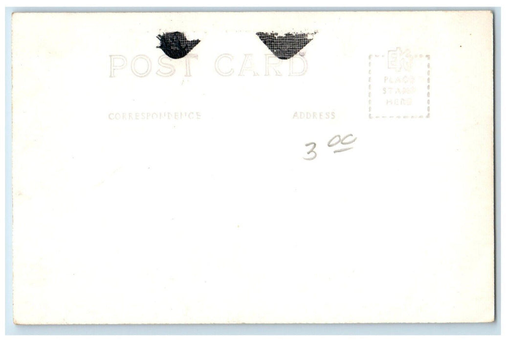c1940's United States Post Office Building Kansas City MO RPPC Photo Postcard