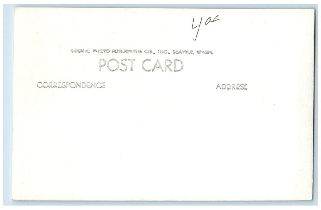 Atlanta At US Gov't Locks Seattle Washington WA RPPC Photo Antique Postcard