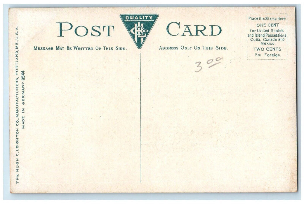 c1910 University of Michigan Courtyard of Engineering Ann Arbor MI Postcard