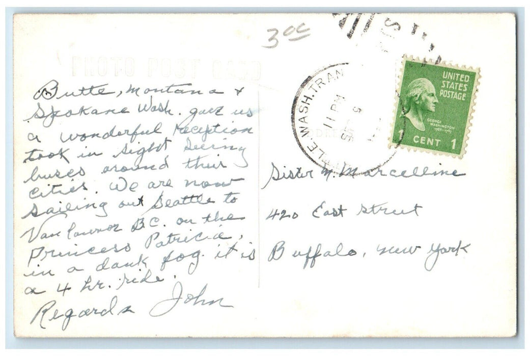 Grand Coulee Dam Green Hut Cafe And Curio Shop Washington WA RPPC Photo Postcard