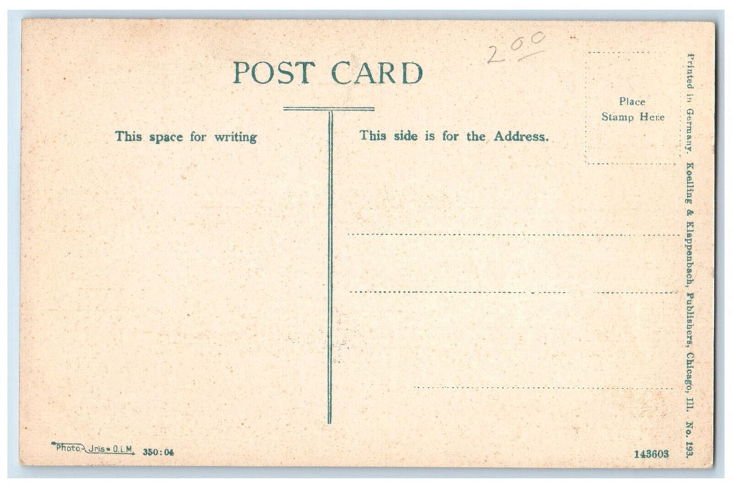Greetings From Chicago Illinois IL, U. St. Saving Station Jackson Park Postcard