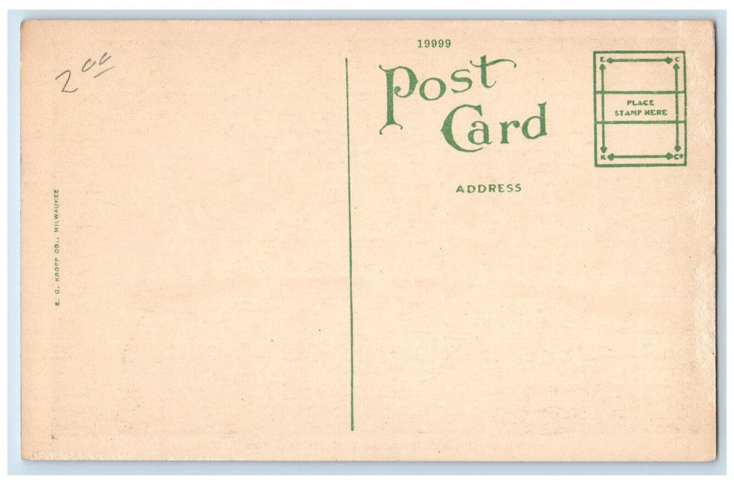Morrison Hotel Ballroom Clark & Madison Streets Chicago Illinois IL Postcard
