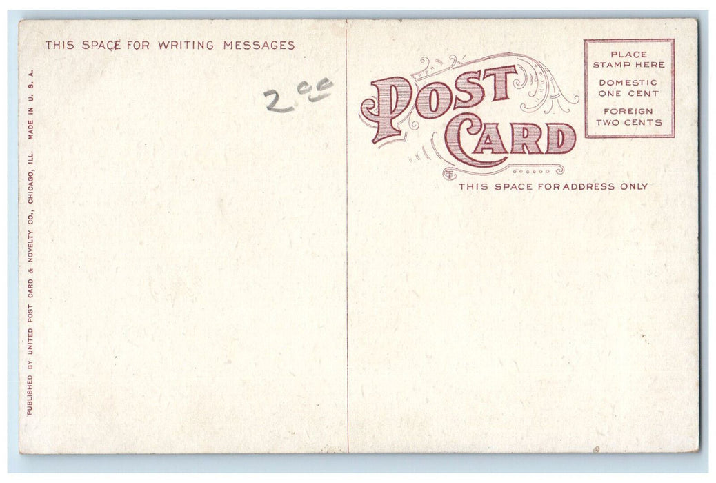 Great Northern Hotel And Office Building Chicago Illinois IL Antique Postcard