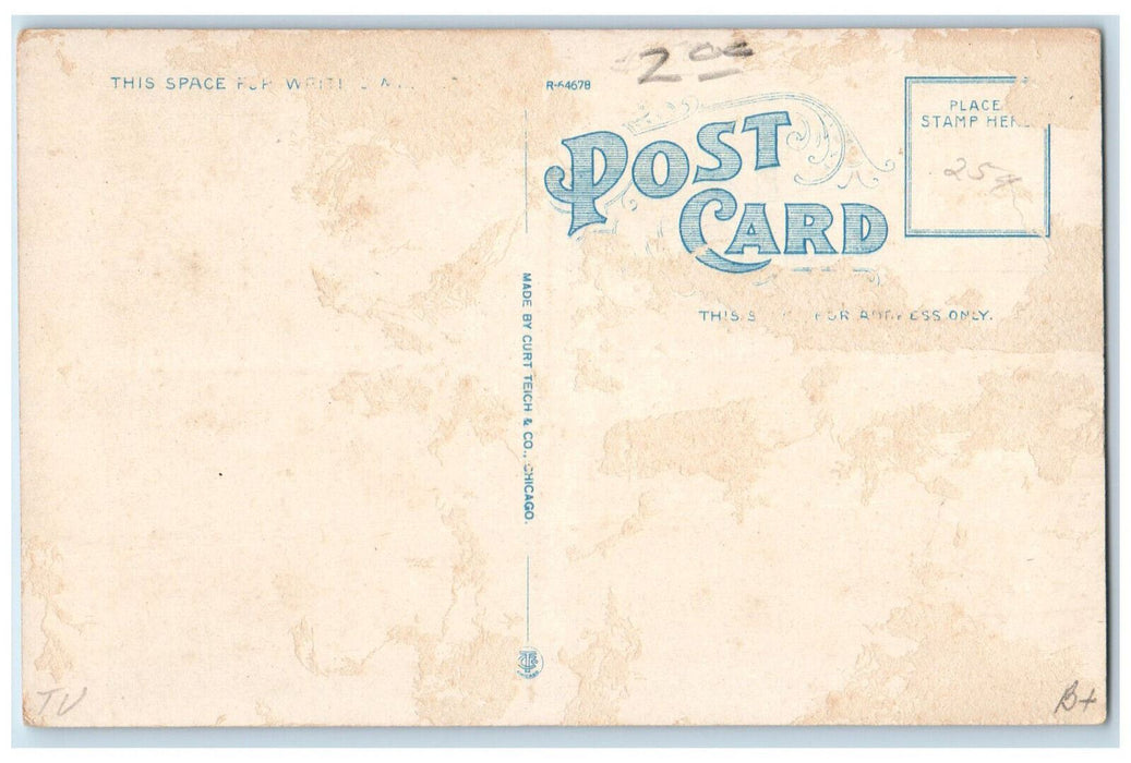 Lewis-Smith Studio The Blackstone Interior Scene Chicago Illinois IL Postcard